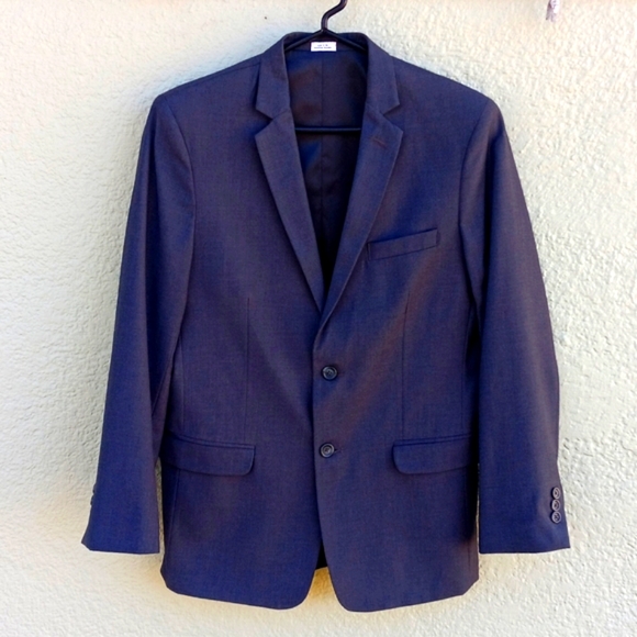 Calvin Klein Young Men's Wool Blend (2) Button Blazer (Dominican Republic) - Picture 4 of 17